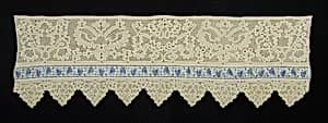 Bed curtain border by Unknown Artist