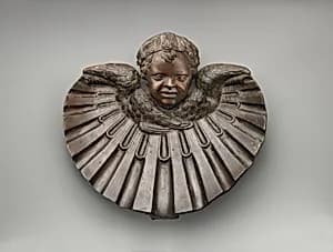 Cherub and shell by Sculptor close to Donatello