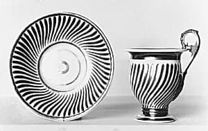 Cup and saucer by Unknown Artist