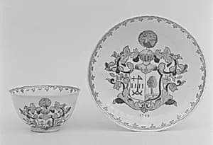 Cup and saucer by Unknown Artist