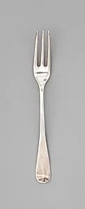 Dessert fork (one of twelve) by John Linney|Thomas Wallis I|T. and W., London