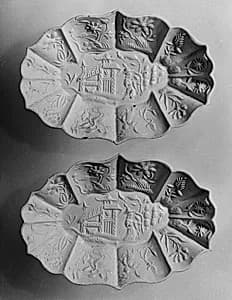 Dish (one of a pair) by Unknown Artist