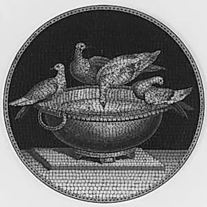 Doves of Pliny by Giacomo Raffaelli