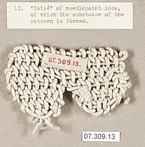Example of lace stitch by Unknown Artist