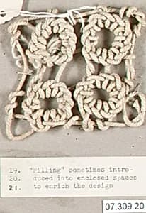 Example of lace stitch by Unknown Artist