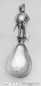 Figure-top spoon by Unknown Artist