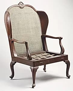 Folding bed chair (porter's chair) by Unknown Artist
