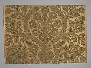 Fragment with Sempervivum tectorum motif by Unknown Artist