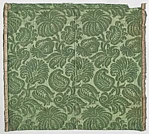 Green Silk Damask by Unknown Artist