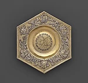 Hexagonal dish by Unknown Artist