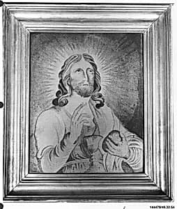 Jesus blessing the bread and wine by Unknown Artist