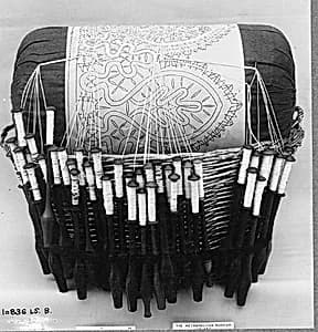 Lace pillow by Unknown Artist