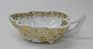 Leaf-shaped dish (part of a service) by Meissen Manufactory