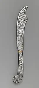 Letter opener with engraved figures by Unknown Artist