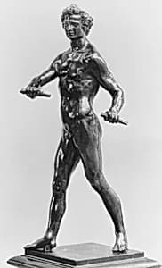 Man Drawing a Sword