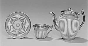 Miniature tea and coffee set by Imperial Porcelain Manufactory, St. Petersburg