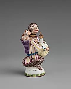 Monkey with young