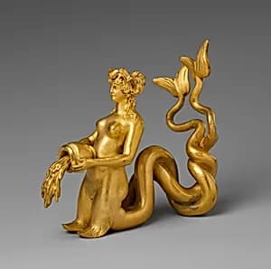 Pair of finials by Unknown Artist