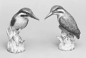 Pair of icebirds by Royal Porcelain Manufactory, Berlin