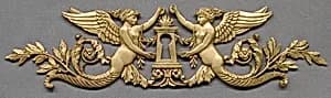 Pair of keyhole escutcheons by Unknown Artist