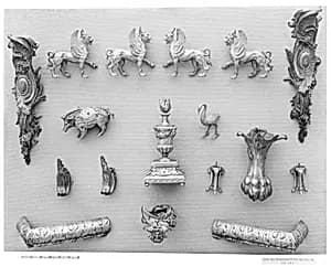 Pair of moldings by Unknown Artist