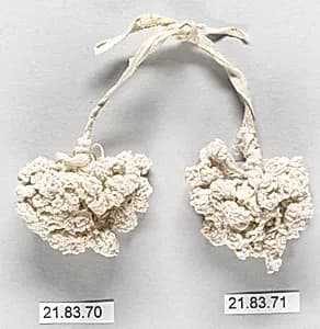 Pair of tassels by Unknown Artist
