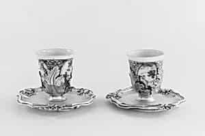 Pair of trembleuse stands by Unknown Artist