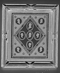 Panel with nine portraits by Unknown Artist
