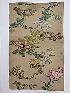 Piece of dress silk by Unknown Artist