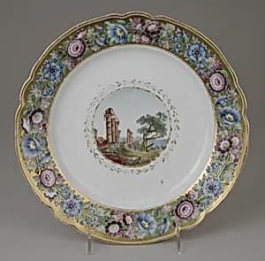 Plate by Imperial Porcelain Manufactory, St. Petersburg