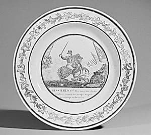 Plate (one of a set of five) by Unknown Artist