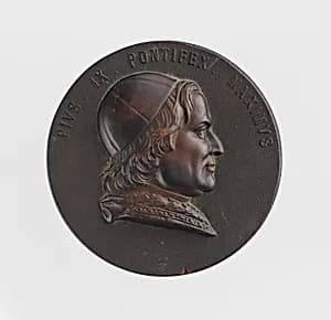 Pope Pius IX (1792-1878, reigned from 1848) by A. Latry et Cie.