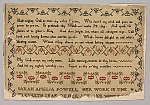 Sampler by Unknown Artist