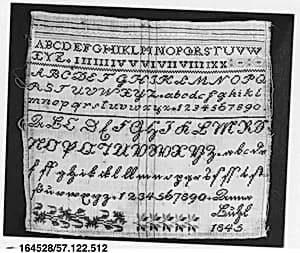 Sampler by Unknown Artist