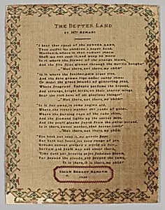 Sampler by Unknown Artist
