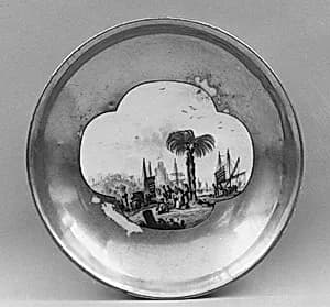 Saucer by Meissen Manufactory
