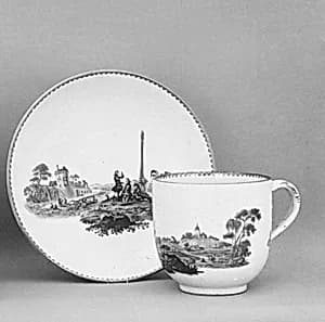 Saucer by Meissen Manufactory