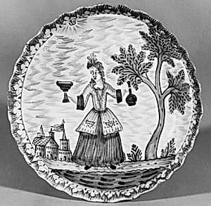 Saucer (one of a pair) by Unknown Artist