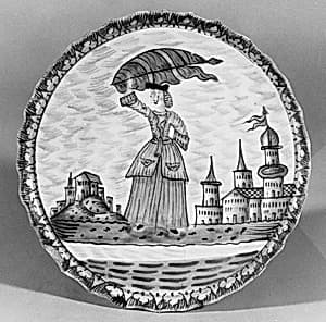 Saucer (one of a pair) by Unknown Artist