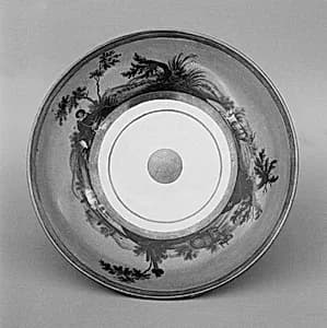 Saucer (one of six) (part of a set) by Unknown Artist