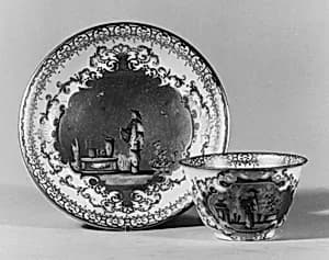 Saucer (part of a service) by Meissen Manufactory