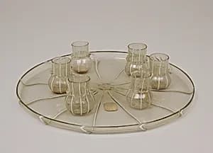 Schnapps glass (one of six) by Unknown Artist