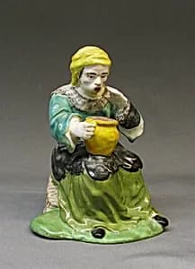 Seated peasant woman by Unknown Artist