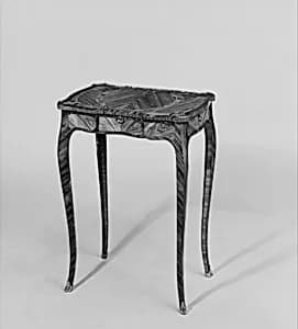 Small rectangular table by Léonard Boudin