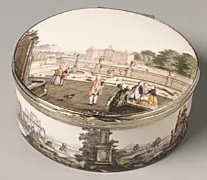 Snuffbox by Imperial Porcelain Manufactory, St. Petersburg