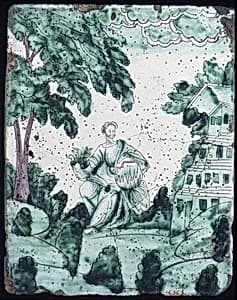 Stove tile by Unknown Artist