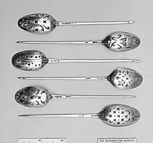 Strainer spoon by Unknown Artist
