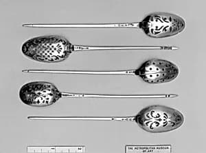 Strainer spoon by Unknown Artist