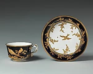 Teacup (one of 8) (part of a service) by Chelsea Porcelain Manufactory