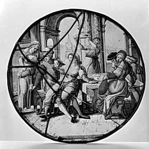 The Prodigal Son Feasting by Pieter Coecke van Aelst